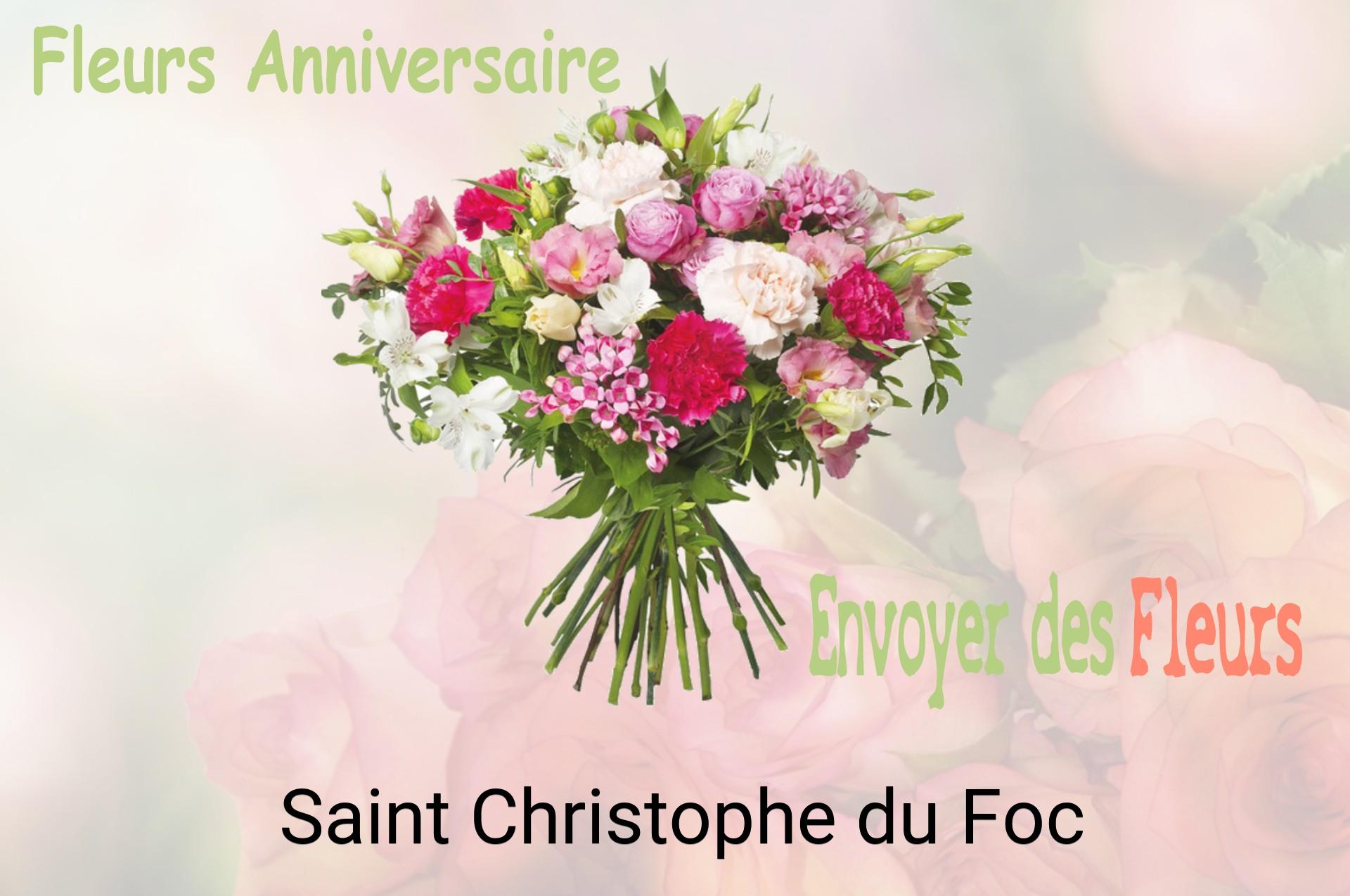 Bouquet de fleurs d’anniversaire livré à Saint-Christophe-du-Foc