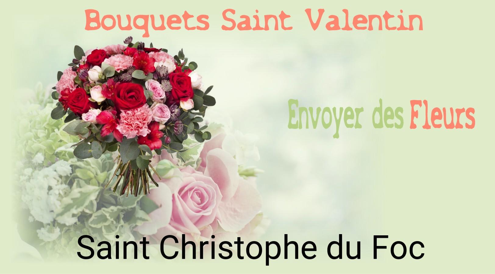 Roses de Saint-Valentin livrées à Saint-Christophe-du-Foc